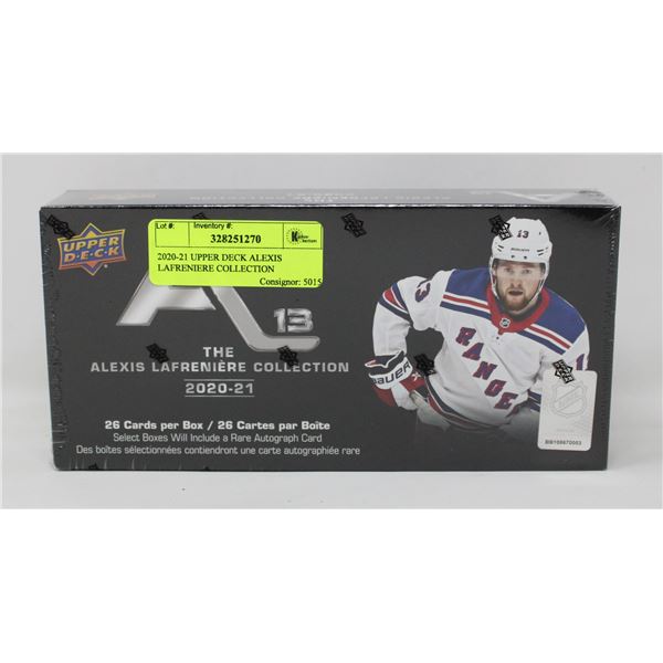 2020-21 UPPER DECK ALEXIS LAFRENIERE COLLECTION