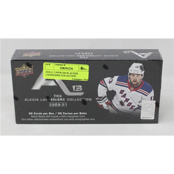 2020-21 UPPER DECK ALEXIS LAFRENIERE COLLECTION