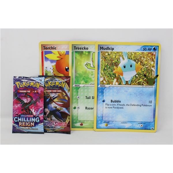 POKEMON x2 BOOSTER PACKS AND JUMBO CARDS PACK