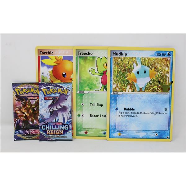 POKEMON x2 BOOSTER PACKS AND JUMBO CARDS PACK