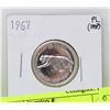 Image 1 : 1967 CANADIAN SILVER QUARTER