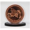 Image 1 : 1-OZ DRAGON COPPER ROUND COMES WITH