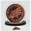 Image 1 : 1-OZ COPPER MEGALODON SHARK WITH