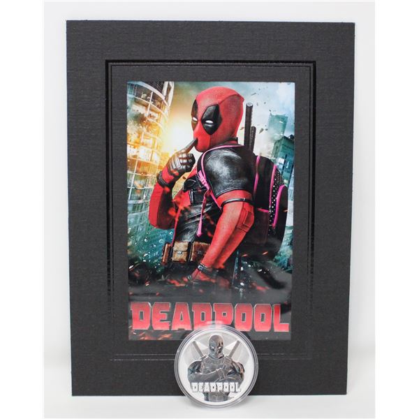 1-OZ 2018 DEADPOOL SILVER COIN