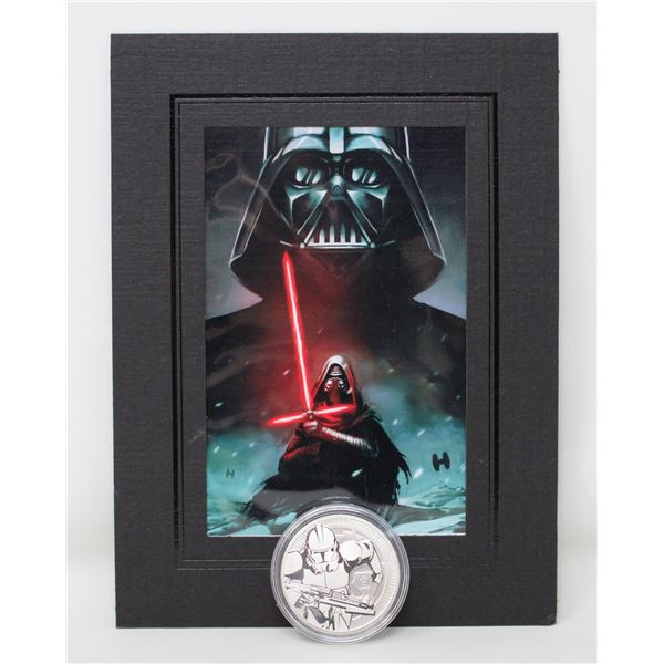 1-OZ 2019 STAR WARS CLONE TROOPER SILVER COIN