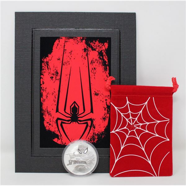 2017 SPIDERMAN SILVER COIN