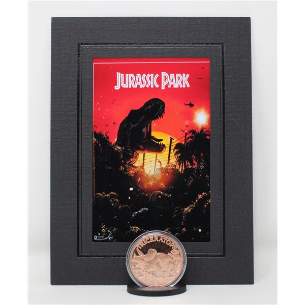 1-OZ TRICERATOPS COPPER ROUND