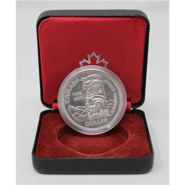 1958 CANADIAN SILVER DOLLAR IN GIFT BOX