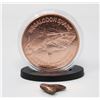Image 1 : 1-OZ MEGALODON SHARK COPPER ROUND WITH