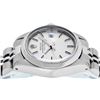 Image 7 : Rolex Ladies Stainless Steel Silver Index Datejust Wristwatch