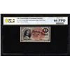 Image 1 : 1863 Fifteen Cents Fourth Issue Fractional Note Fr.1267 PCGS Ch. Uncirculated 64EPQ