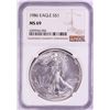 Image 1 : 1986 $1 American Silver Eagle Coin NGC MS69
