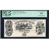 Image 1 : Proof 1800's $5 Mechanics Bank of Syracuse, NY Obsolete Note PCGS Very Choice New 64