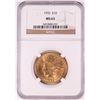 Image 1 : 1932 $10 Indian Head Eagle Gold Coin NGC MS63