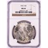 Image 1 : 1923 $1 Peace Silver Dollar Coin NGC MS64