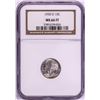Image 1 : 1950-D Roosevelt Dime Coin NGC MS66FT