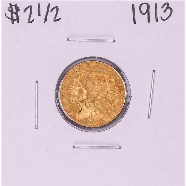 1913 $2 1/2 Indian Head Quarter Eagle Gold Coin