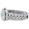 Image 7 : Rolex Ladies Stainless Steel Ice Blue Diamond Datejust Wristwatch
