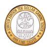 Image 2 : .999 Fine Silver Slots A Fun Casino Las Vegas, NV $10 Limited Edition Gaming Token