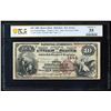 Image 1 : 1882BB $10 First NB Hoboken, NJ CH# 1444 National Note PCGS Choice Very Fine 35