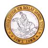 Image 1 : .999 Silver Sam's Town Las Vegas, NV $10 Casino Limited Edition Gaming Token