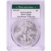 Image 1 : 2015-(P) Struck at Philadelphia $1 American Silver Eagle Coin PCGS MS70
