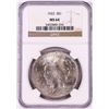 Image 1 : 1923 $1 Peace Silver Dollar Coin NGC MS64