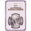 Image 1 : 1925 $1 Peace Silver Dollar Coin NGC MS64