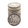 Image 2 : Roll of (20) Assorted Date Walking Liberty Half Dollar Coins Circulated