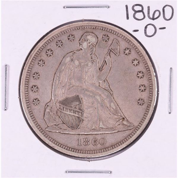 1860-O Seated Liberty Silver Dollar