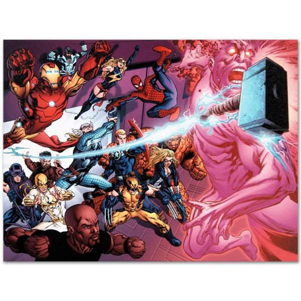 Marvel Comics  Avengers Academy #11  Limited Edition Giclee On Canvas