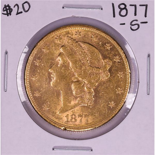 1877-S $20 Liberty Head Double Eagle Gold Coin