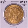 Image 1 : 1877-S $20 Liberty Head Double Eagle Gold Coin