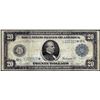 Image 1 : 1914 $20 Federal Reserve STAR Note San Francisco