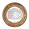 Image 2 : .999 Silver McCarran International Airport Las Vegas, NV $10 Limited Gaming Token