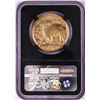 Image 2 : 2017 $50 American Gold Buffalo Coin NGC MS70 First Day of Issue