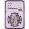 Image 1 : 1878-S $1 Morgan Silver Dollar Coin NGC MS63