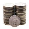 Image 2 : Lot of (50) $1 Peace Silver Dollar Coins