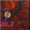 Image 2 : Hong Original "Earth Pig" Original Mixed Media On Paper