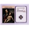 Image 1 : 1544 KB Hungary Denar 'Madonna and Child' Coin NGC XF40 With Story Box