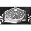 Image 3 : Rolex Men's Stainless Steel Black Diamond Datejust Wristwatch