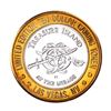 Image 2 : .999 Silver Treasure Island Las Vegas, Nevada $10 Casino Limited Edition Gaming Token