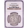 Image 1 : 1976-S $1 Proof Eisenhower Silver Dollar Coin NGC PF67 Ultra Cameo