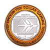 Image 2 : .999 Silver McCarran International Airport $10 Casino Limited Edition Gaming Token