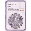 Image 1 : 1988 $1 American Silver Eagle Coin NGC MS69