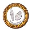 Image 1 : .999 Silver Union Plaza Las Vegas, Nevada $10 Casino Limited Edition Gaming Token
