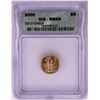 Image 1 : 2000 $5 American Gold Eagle Coin ICG MS69