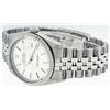 Image 5 : Rolex Mens Stainless Steel Silver Index Oyster Perpetual Datejust Wristwatch