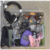 Image 1 : BOX LOT OF GAME SYSTEM ACCESSORIES INCLUDES CORDS