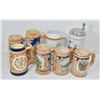 Image 1 : FLAT OF BEER STEINS.